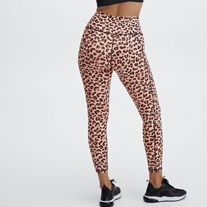 Fabletics Workout Cheetah Power Hold Leggings